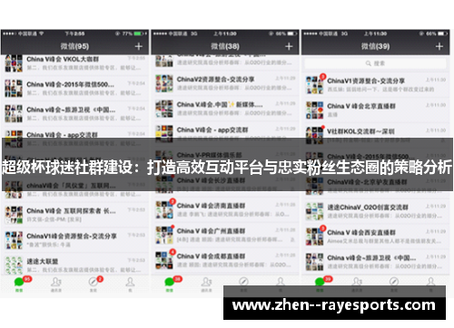 超级杯球迷社群建设：打造高效互动平台与忠实粉丝生态圈的策略分析