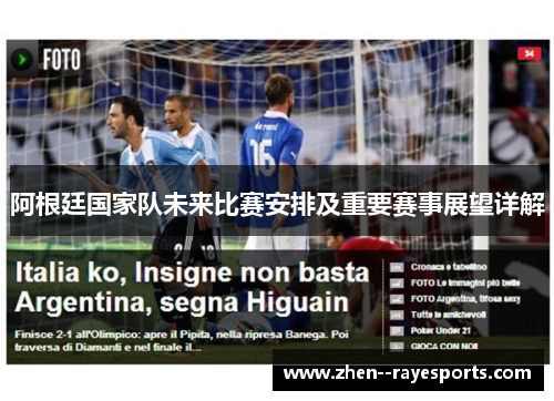 阿根廷国家队未来比赛安排及重要赛事展望详解